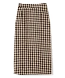 GRL | ギンガムチェックサイドスリットタイトスカート(スカート)