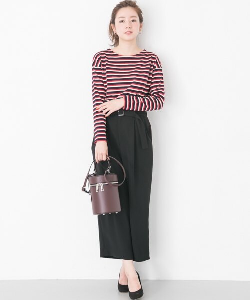 URBAN RESEARCH(アーバンリサーチ)の「バスクシャツ(トップス・レディース・LEG×ECL/BLK×WHT/WHT×BLK/NV/ECL/RED/ORG×GRY・FREE)」の11枚目の写真