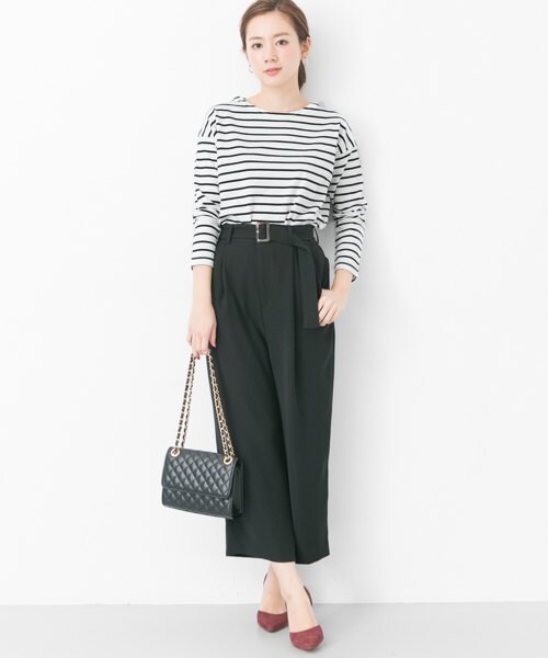 URBAN RESEARCH(アーバンリサーチ)の「バスクシャツ(トップス・レディース・LEG×ECL/BLK×WHT/WHT×BLK/NV/ECL/RED/ORG×GRY・FREE)」の17枚目の写真