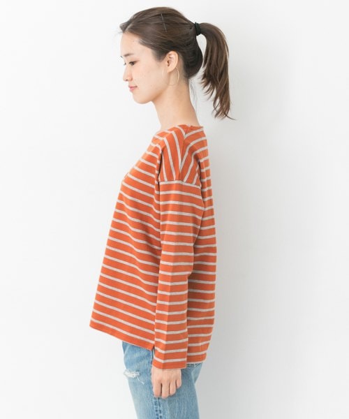 URBAN RESEARCH(アーバンリサーチ)の「バスクシャツ(トップス・レディース・LEG×ECL/BLK×WHT/WHT×BLK/NV/ECL/RED/ORG×GRY・FREE)」の22枚目の写真