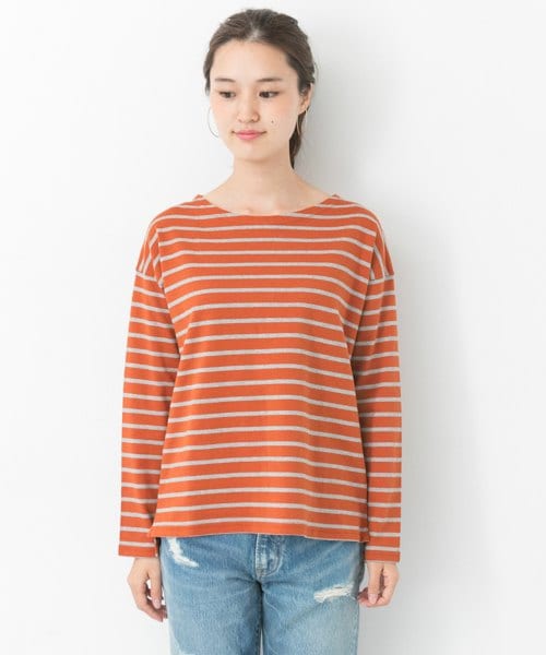 URBAN RESEARCH(アーバンリサーチ)の「バスクシャツ(トップス・レディース・LEG×ECL/BLK×WHT/WHT×BLK/NV/ECL/RED/ORG×GRY・FREE)」の21枚目の写真