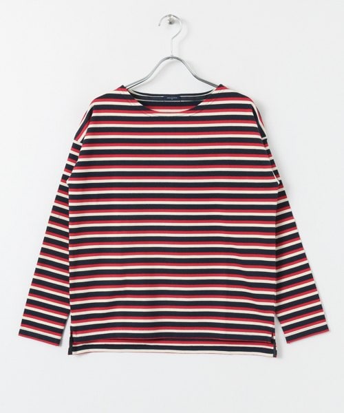 URBAN RESEARCH(アーバンリサーチ)の「バスクシャツ(トップス・レディース・LEG×ECL/BLK×WHT/WHT×BLK/NV/ECL/RED/ORG×GRY・FREE)」の4枚目の写真