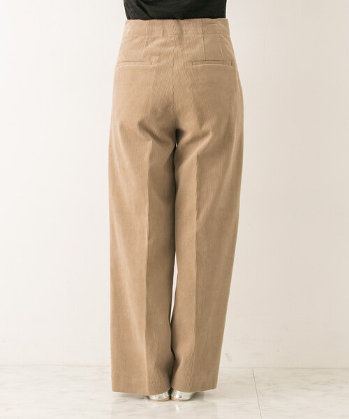 URBAN RESEARCH（アーバンリサーチ）の「センタープレスコーデュロイパンツ（パンツ・レディース・NVY/BEG/ECRU・36/38）」の10枚目の写真