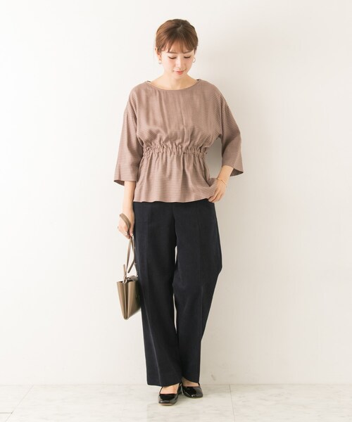 URBAN RESEARCH（アーバンリサーチ）の「センタープレスコーデュロイパンツ（パンツ・レディース・NVY/BEG/ECRU・36/38）」の6枚目の写真