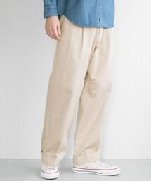 URBAN RESEARCH | コットンサテンワイドトラウザー(パンツ)