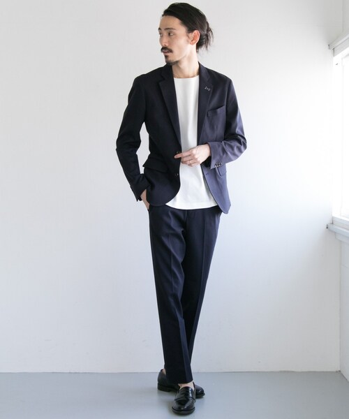 URBAN RESEARCH（アーバンリサーチ）の「ストレッチポンチパンツ（パンツ・メンズ・NAVY/CHARCOAL/BLACK・S/M/L/XL）」の4枚目の写真