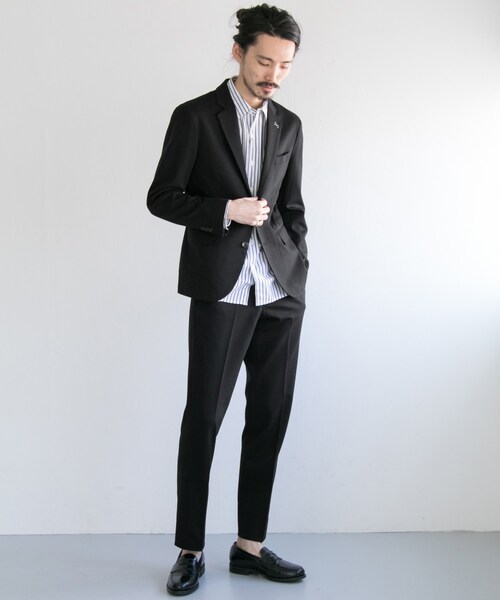 URBAN RESEARCH（アーバンリサーチ）の「ストレッチポンチパンツ（パンツ・メンズ・NAVY/CHARCOAL/BLACK・S/M/L/XL）」の5枚目の写真