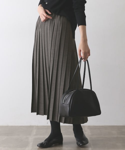 かぐれ（カグレ）の「ウールチェックプリーツスカート（）」 - WEAR