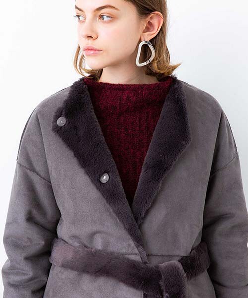 アメリヴィンテージ 2WAYエコファーロングコート