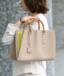 ROPÉ ロペ　ジャバラバンブー　ハンドルトートバックA4 楽天市場】【SALE／60%OFF】【20AW新色】A4ジャバラバンブー