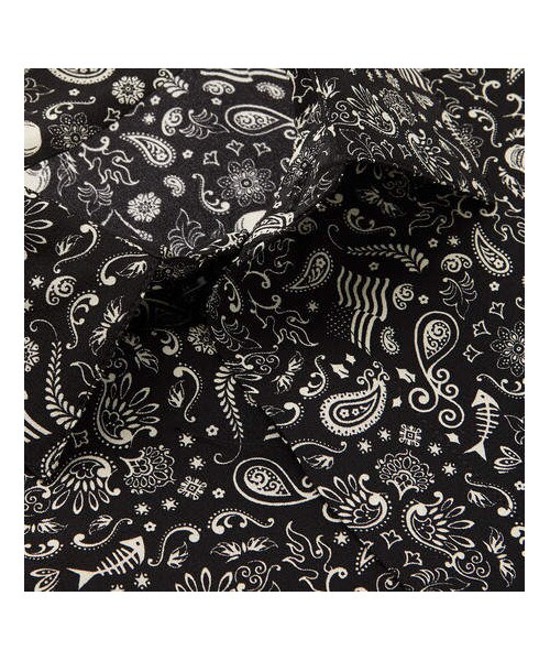 Saint Laurent(サンローラン)の「Saint Laurent Printed Silk Crepe De Chine Shirt(シャツ/ブラウス・メンズ・Black・Eu37/Eu42/Eu43/Eu41/Eu44/Eu39)」の4枚目の写真