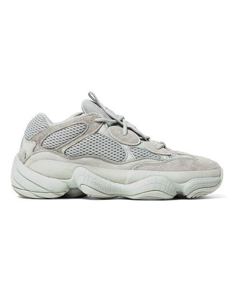 adidas（アディダス）の「adidas Originals Yeezy 500 Leather, Suede And Mesh Sneakers（スニーカー・メンズ・Gray・11/12.5/11.5）」の4枚目の写真