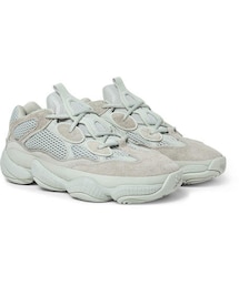 adidas | adidas Originals Yeezy 500 Leather, Suede And Mesh Sneakers(スニーカー)