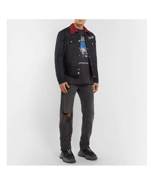 BALENCIAGA（バレンシアガ）の「Balenciaga Triple S Clear Sole Mesh, Nubuck And Leather Sneakers（スニーカー・メンズ・Black・Eu43/Eu44/Eu42/Eu41/Eu40/Eu46/Eu45/Eu39）」の5枚目の写真