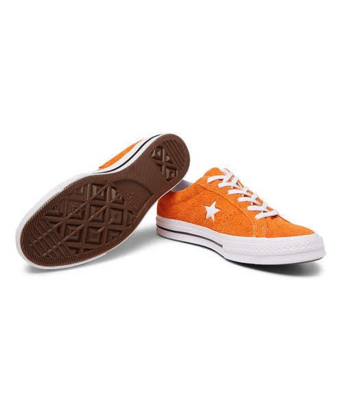CONVERSE（コンバース）の「Converse One Star Ox Suede Sneakers（スニーカー・メンズ・Orange・Uk6.5/Uk7.5/Uk6/Uk12/Uk11/Uk10.5/Uk9.5/Uk9/Uk10/Uk8.5/Uk8/Uk7）」の2枚目の写真