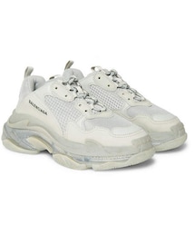 BALENCIAGA | Balenciaga Triple S Clear Sole Mesh, Nubuck And Leather Sneakers(スニーカー)