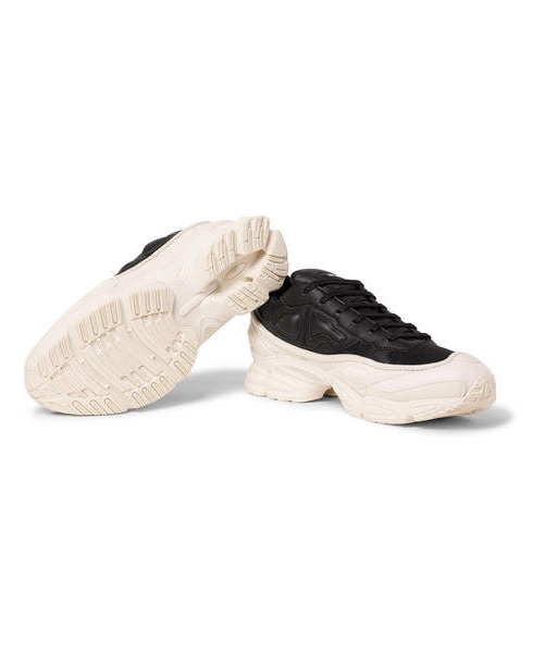 RAF SIMONS（ラフシモンズ）の「Raf Simons + Adidas Originals Ozweego Mesh And Leather Sneakers（スニーカー・メンズ・Black・Uk8.5/Uk12/Uk8/Uk7/Uk9/Uk6/Uk11/Uk10/Uk10.5）」の4枚目の写真