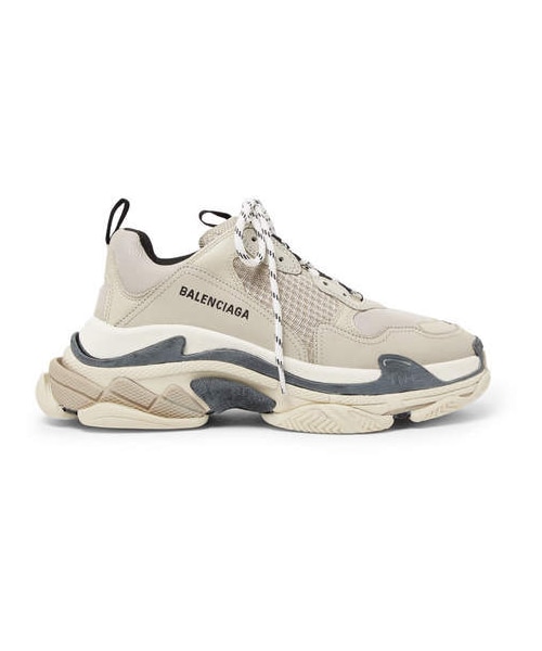 BALENCIAGA(バレンシアガ)の「Balenciaga Triple S Mesh, Nubuck And Leather Sneakers(スニーカー・メンズ・Gray・Eu46/Eu45/Eu43/Eu42/Eu44/Eu41/Eu40/Eu39)」の3枚目の写真