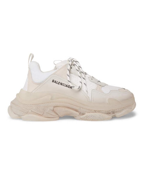 BALENCIAGA（バレンシアガ）の「Balenciaga Triple S Clear Sole Mesh, Nubuck And Leather Sneakers（スニーカー・メンズ・White・Eu46/Eu45/Eu44/Eu42/Eu43/Eu41/Eu40）」の5枚目の写真
