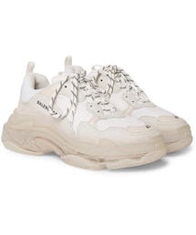 BALENCIAGA | Balenciaga Triple S Clear Sole Mesh, Nubuck And Leather Sneakers(スニーカー)