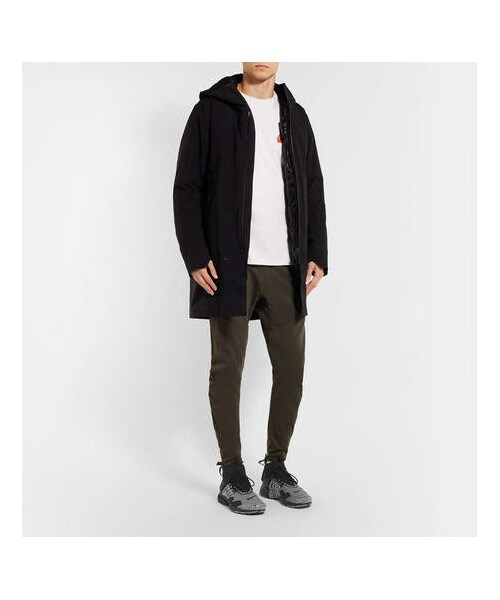 NIKE（ナイキ）の「Nike + Acronym Air Presto Mid Leather And Rubber-Trimmed Mesh Sneakers（スニーカー・メンズ・Gray・Us6/Us7/Us13/Us14/Us8/Us11/Us5）」の4枚目の写真