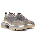 Balenciaga | Balenciaga Triple S Mesh, Nubuck And Leather Sneakers(Sneakers)