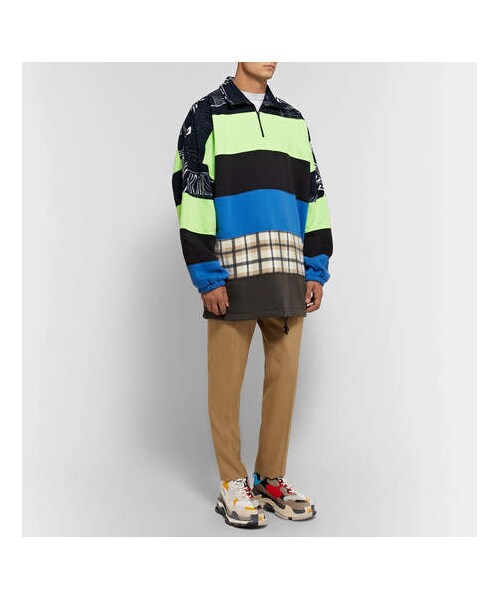 BALENCIAGA（バレンシアガ）の「Balenciaga Triple S Split Mesh, Nubuck And Leather Sneakers（スニーカー・メンズ・multi・Eu43/Eu45/Eu39/Eu42/Eu46/Eu40/Eu41/Eu44）」の5枚目の写真