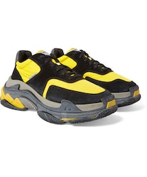 BALENCIAGA | Balenciaga Triple S Nylon, Nubuck And Leather Sneakers(スニーカー)