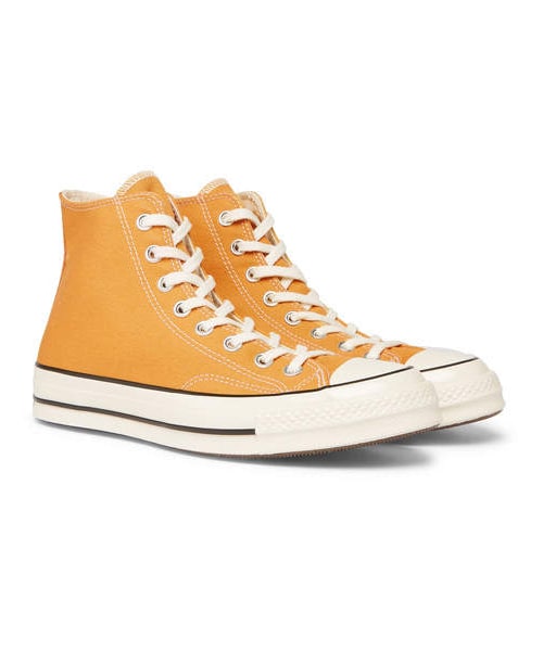 CONVERSE(コンバース)の「Converse 1970s Chuck Taylor All Star Canvas High-Top Sneakers(スニーカー・メンズ・Yellow・Uk11/Uk7.5/Uk7/Uk10/Uk13/Uk9/Uk10.5/Uk9.5/Uk8/Uk8.5/Uk12)」の1枚目の写真