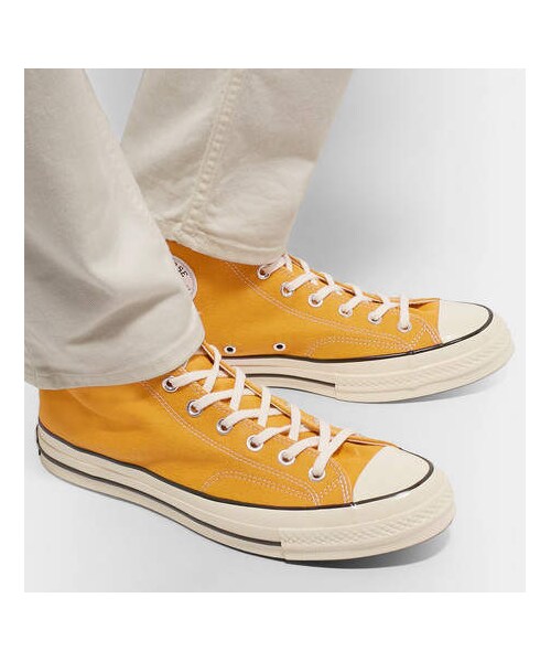 CONVERSE(コンバース)の「Converse 1970s Chuck Taylor All Star Canvas High-Top Sneakers(スニーカー・メンズ・Yellow・Uk11/Uk7.5/Uk7/Uk10/Uk13/Uk9/Uk10.5/Uk9.5/Uk8/Uk8.5/Uk12)」の3枚目の写真