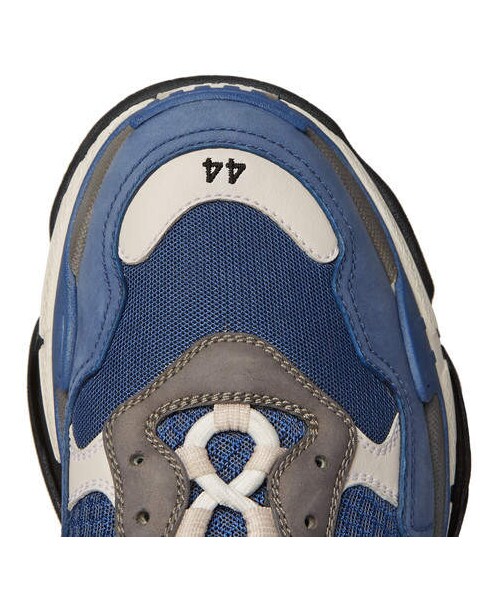 BALENCIAGA（バレンシアガ）の「Balenciaga Triple S Mesh, Suede And Leather Sneakers（スニーカー・メンズ・Blue・Eu41/Eu40/Eu44/Eu46/Eu39/Eu42/Eu43/Eu45）」の3枚目の写真