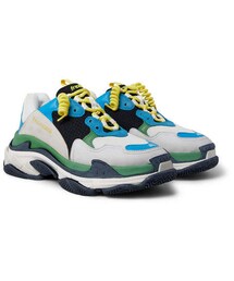 BALENCIAGA | Balenciaga Triple S Mesh, Leather And Suede Sneakers(スニーカー)