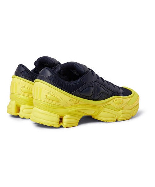 RAF SIMONS（ラフシモンズ）の「Raf Simons + Adidas Originals Ozweego Mesh And Leather Sneakers（スニーカー・メンズ・Blue・Uk7.5/Uk6/Uk12/Uk9.5/Uk10.5/Uk10/Uk9/Uk8.5/Uk7/Uk8）」の2枚目の写真