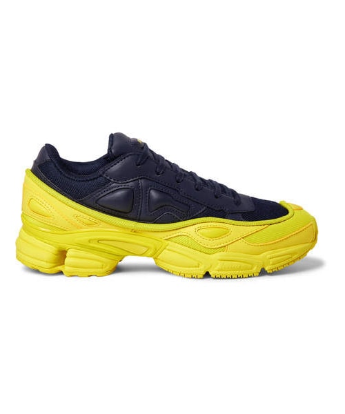 RAF SIMONS（ラフシモンズ）の「Raf Simons + Adidas Originals Ozweego Mesh And Leather Sneakers（スニーカー・メンズ・Blue・Uk7.5/Uk6/Uk12/Uk9.5/Uk10.5/Uk10/Uk9/Uk8.5/Uk7/Uk8）」の3枚目の写真