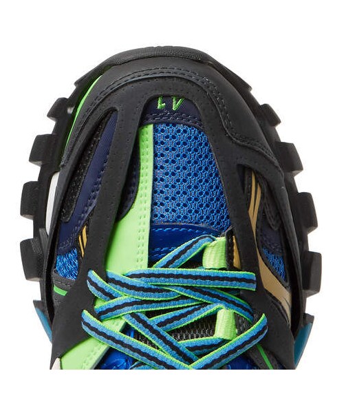 BALENCIAGA（バレンシアガ）の「Balenciaga Track Leather, Mesh And Rubber Sneakers（スニーカー・メンズ・Green・Eu40/Eu41/Eu44/Eu43/Eu39/Eu42/Eu45/Eu46）」の2枚目の写真