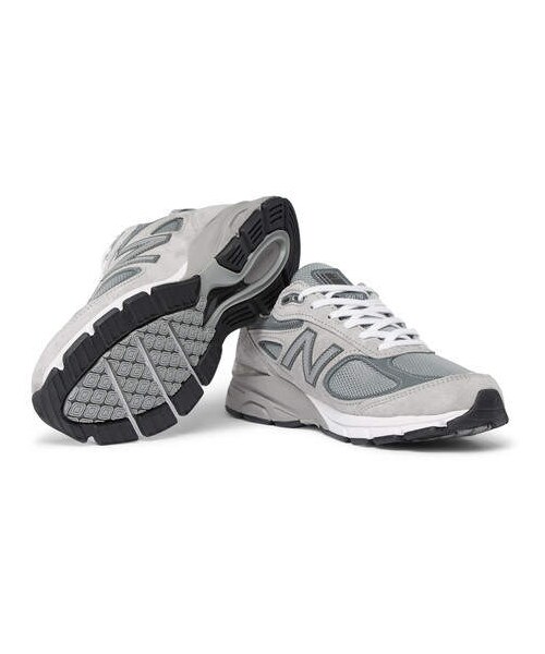 NEW BALANCE（ニューバランス）の「New Balance 990v4 Suede And Mesh Sneakers（スニーカー・メンズ・Gray・Uk11/Uk7/Uk9.5/Uk7.5/Uk11.5/Uk10.5）」の5枚目の写真