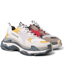 BALENCIAGA | Balenciaga Triple S Mesh, Nubuck And Leather Sneakers(スニーカー)