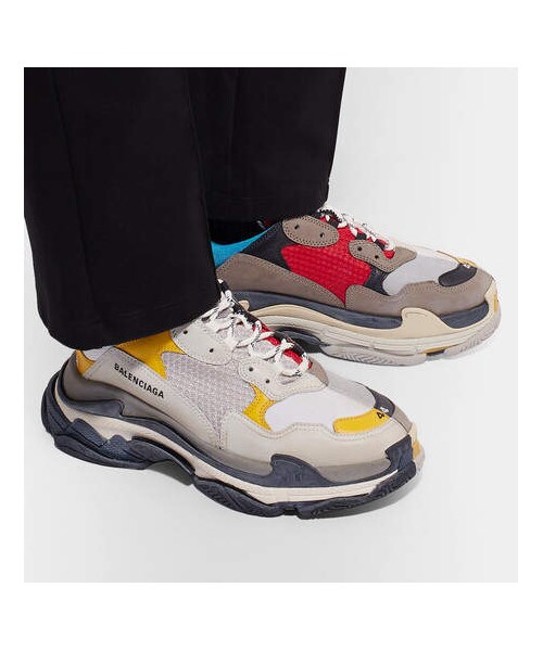 BALENCIAGA(バレンシアガ)の「Balenciaga Triple S Mesh, Nubuck And Leather Sneakers(スニーカー・メンズ・multi・Eu42/Eu45/Eu43/Eu46/Eu44)」の5枚目の写真