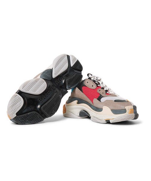 BALENCIAGA(バレンシアガ)の「Balenciaga Triple S Mesh, Nubuck And Leather Sneakers(スニーカー・メンズ・multi・Eu42/Eu45/Eu43/Eu46/Eu44)」の3枚目の写真