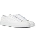 Common Projects | Common Projects Achilles Super Mesh-Trimmed Leather Sneakers(Sneakers)