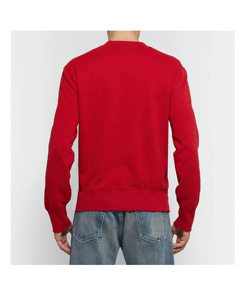 POLO RALPH LAUREN(ポロ ラルフ ローレン)の「Polo Ralph Lauren Fleece-Back Cotton-Blend Jersey Sweatshirt(スウェット・メンズ・Red・XS/XXL/L/M/XL/S)」の3枚目の写真