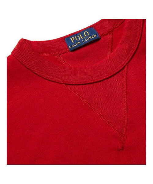 POLO RALPH LAUREN(ポロ ラルフ ローレン)の「Polo Ralph Lauren Fleece-Back Cotton-Blend Jersey Sweatshirt(スウェット・メンズ・Red・XS/XXL/L/M/XL/S)」の2枚目の写真