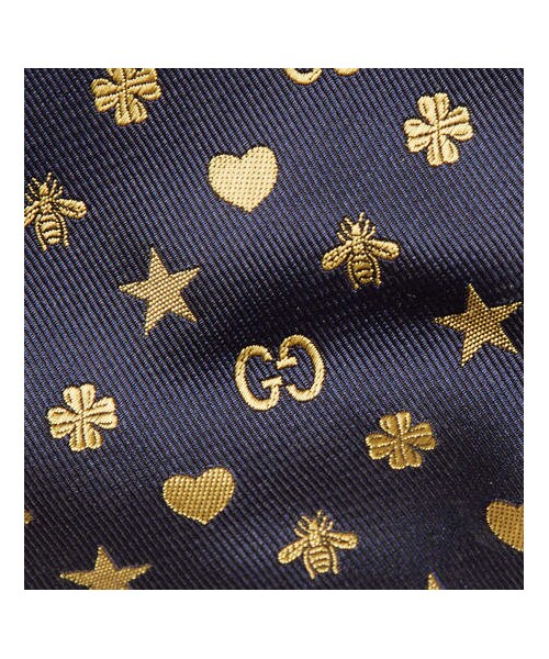GUCCI（グッチ）の「Gucci 7cm Logo-Jacquard Silk Tie（ネクタイ・メンズ・Blue・One Size）」の3枚目の写真