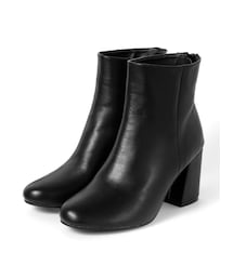 GRL | チャンキーヒールレザーショートブーツ(ブーツ)