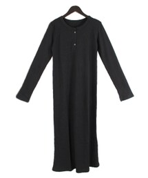 STYLEBLOCK | リブヘンリーネックワンピース(ワンピース)