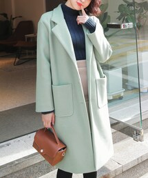 DHOLIC | スリーボタンロングコート(ダウンジャケット/コート)