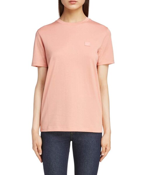 Acne Studios（アクネストゥディオズ）の「Acne Studios Ellison Face Tee（Tシャツ/カットソー・レディース・Black/Pink/White・X-small/Xx-small/Small/Large/Medium）」の3枚目の写真