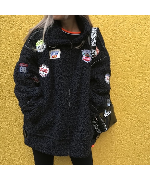 no brand（ノーブランド）の「ワッペンたくさんフェイクボア