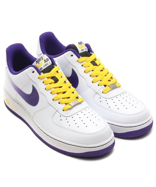 purple and yellow air force 1