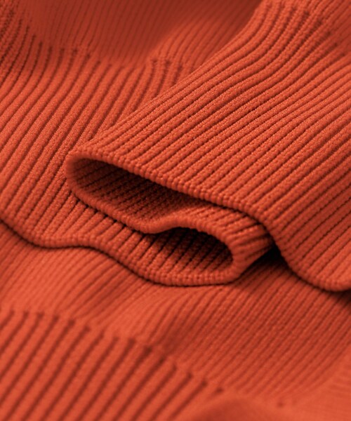 KBF(ケイビーエフ)の「BIGボタンクルーネックカーディガン(トップス・レディース・ORANGE/BEIGE/BLACK・one)」の20枚目の写真